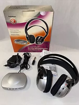 $19.99 • Buy Vintage RadioShack Wireless Infrared Stereo Headphones 33-1234 Tested Works