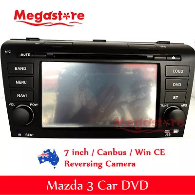 7  Mazda 3 GPS CAR DVD GPS Player 2003-2008 Navigation Usb Bluetooth Head Unit • $321.74