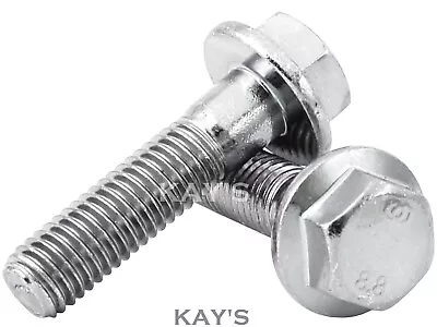 Flanged Hexagon Bolts High Tensile 8.8 Zinc Plated Flange Hex Screws M10 M12 M16 • £2.11