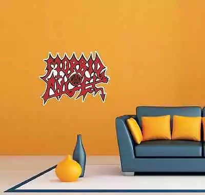 Morbid Angel Death Metal Music Room Wall Decor Sticker Decal 25 X19  • $19.99