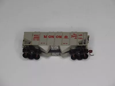 Varney HO Scale 1:87 Gauge Monon CIL 4201 2-Bay Covered Hopper Freight Car Gray • $9.95