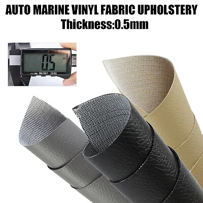 Vinyl Upholstery Fabric Marine Grade Faux Leather Boat Auto Sew Replace Repair.. • $21.84