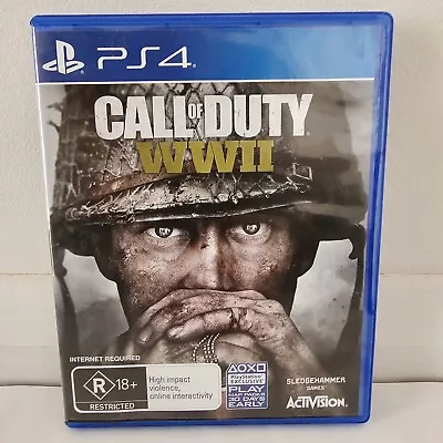 Call Of Duty WW2 -  PS4 Game Sony PlayStation 4 - FREE POSTAGE • $18.88