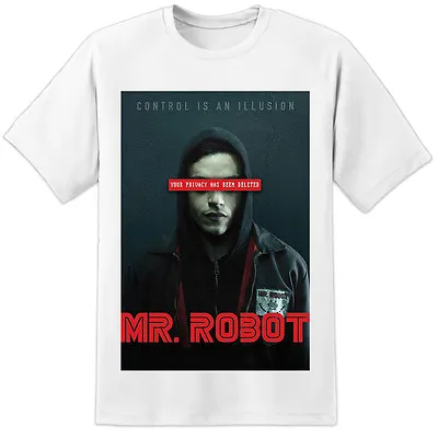 Mr Robot Privacy Deleted Elliot Steel Mountain E Corp Fsociety T Shirt Hackers • £19.99