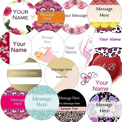 £207.99 • Buy Personalised 37mm Stickers Business/Company Name Round Circle Labels Custom Logo