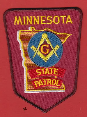 Minnesota State Patrol Mason Masonic  Patch • $7