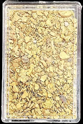 31.1 Grams (1 Oz) Gold Natural Alaskan Yukon Nuggets Prospector Type In Holder  • $2475