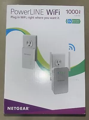 NETGEAR PLW1000100NAS 1000 Mbps Wi-Fi Gigabit Port • $25