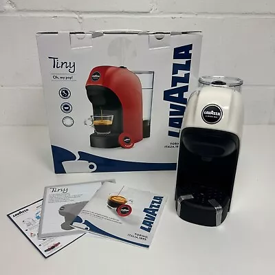 LAVAZZA A MODO MIO TINY Coffee Machine Pod Coffee Machine (White)  RRP £129 • £39.99