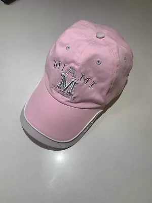 ☀️Miami Beach ☀️ Pink Hat Adjustable Adult Size Cap SPRING BREAK Cotton 👙🏖️ • $19