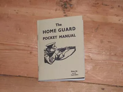 REPLICA - England - The Home Guard Pocket Manual • £16.45