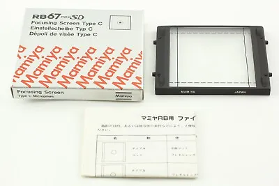 Read [Opt. Mint ] Mamiya Focusing Screen Type C Microprism For RB67 PRO SD Japan • $179.99