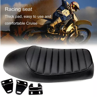 Motorcycle Hump Cafe Racer Vintage Seat Cushion For Honda Kawasaki Yamaha Custom • $34.73