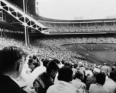 1957 Miwaukee Braves MILWAUKEE COUNTY STADIUM Glossy 8x10 Photo Print Poster • $5.49