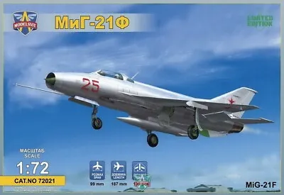 1/72 Modelsvit 72021 MiG-21F (Izdeliye  72 ) Soviet Supersonic Fighter • $45