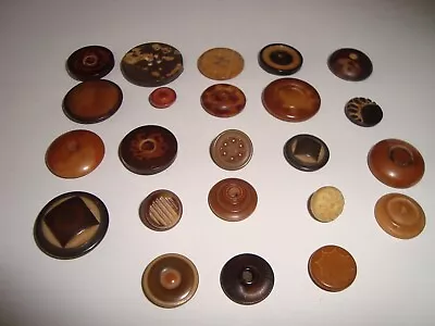 Antique Vintage LOT Of 23 UNIQUE VEGETABLE IVORY Buttons • $7.99