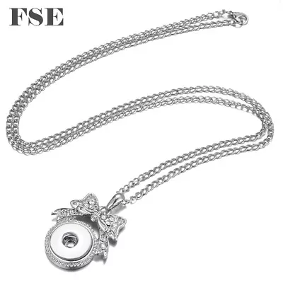 Multi Styles Snap Pendant Necklace 18-20mm Snap Jewelry Fit 18mm Snap Button • $2.48