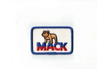 Vintage Mack Trucks 3  X 2  Sew On Logo Transportation Patch Free Shipping USA • $3.75
