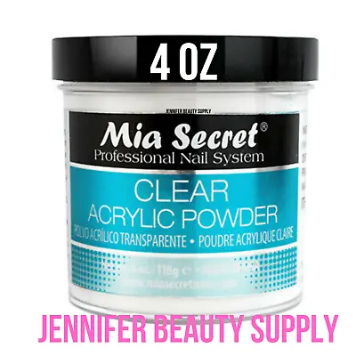 Mia Secret Professional Acrylic Nail System Clear Acrylic Powder 4 Oz Jbs • $17.49