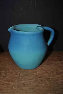 Van Briggle Matte Blue Pitcher • $35