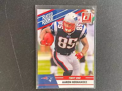 Aaron Hernandez 2010 Donruss Rated Rookie RR RC New England Patriots C26 • $0.89