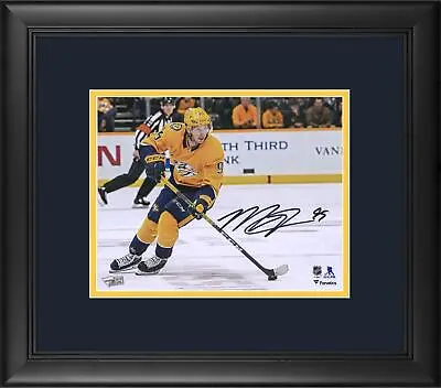 Matt Duchene Predators FRMD Signed 8x10 Gold Jersey Skating With Puck Photo • $82.49