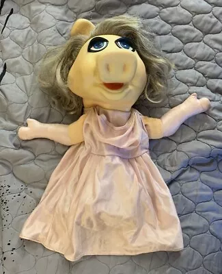 Fisher Price Miss Piggy 18  Hand Puppet #855 Jim Henson Muppet 1978 Vintage READ • $18.95