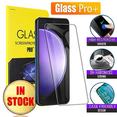 For Samsung Galaxy S23 FE S22 S21 Ultra S10 Plus Tempered Glass Screen Protector • $9.95