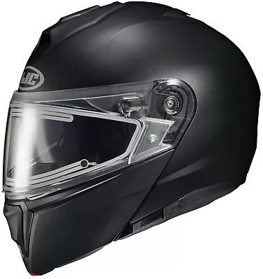 HJC I90 Electric Modular Snowmobile Helmet Matte Black S M L XL 2X 3XL 4XL 5XL • $329.99