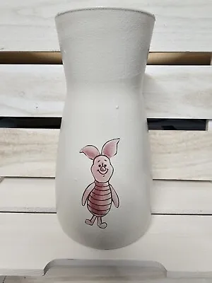 Winnie The Pooh Piglet Hand Painted Glass Vase • £8