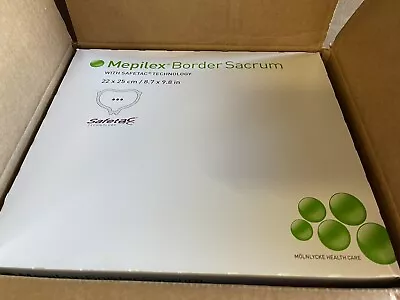 Mepitel Border Sacrum Foam Dressing. REF: 282455. Box Of 10 Included. Exp 05/22 • $119