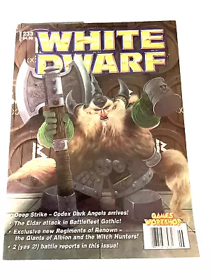 White Dwarf Magazine 233 Deep Strike Codex Dark Angels • $14