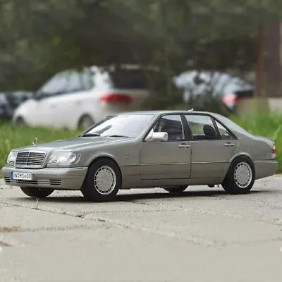 Mercedes-Benz 1:18 S600 W140 (1994-1998) Silver • £135