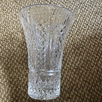 Waterford Alana Crystal Vase 10 Inches Tall - Vintage • $149