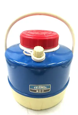 VTG Thermos Insulated 1 Gallon Picnic Jug Cooler. Red Wht & Blue. Patriotic. • $24