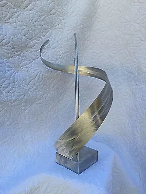  Metal Art Sculpture Free Standing Abstract Home Decor By Holly Lentz • $149