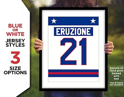 MIKE ERUZIONE Jersey Photo Art 1980 TEAM USA HOCKEY Olympics 8x10 11x14 Or 16x20 • $24.95