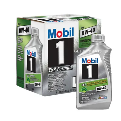 $96 • Buy 5.676L 6xQT Mobil 1 Fully Synthetic Oil ESP Formula 0W-40 [Sydney Address ONLY]