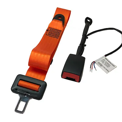 Seat Belt For Mini Digger - Orange 2 Point Static Lap Seatbelt - Kubota • £32.50