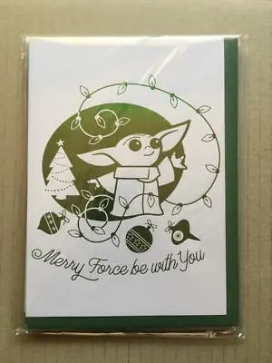 $14 • Buy ~ STAR WARS ~ The Child ~ Baby Yoda ~ 5 Pack Christmas Cards ~ NEW ~ 