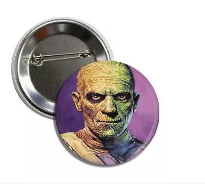 The Mummy Boris Karloff - 1  Inch Button Pin  - Universal Horror • $1