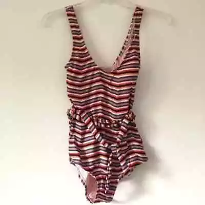 Modcloth Multi Stripes Piper One-Piece Swimsuit XS NWT • $5.99