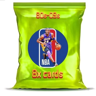 $4.95 • Buy VINTAGE NBA MYSTERY RePACK! 90’s-00’s MYSTERY CARDS ??? 8! CARDS PER PACK !!!