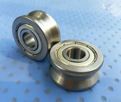 1pc New V Groove 10*30*14mm Sealed Ball Track Roller Guide Vgroove Bearing  • $6