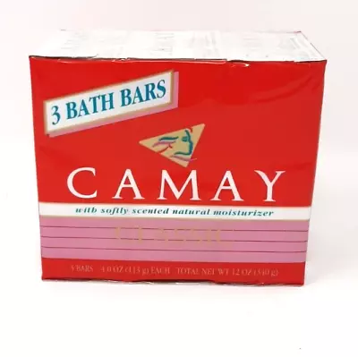 Camay Classic Bath Soap Pack Of 3 Bars 113g/4oz Per Bar - Discontinued Version • £33.77