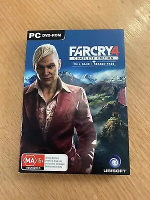 PC: Far Cry 4 Complete Edition + Box And Manual • $17.50