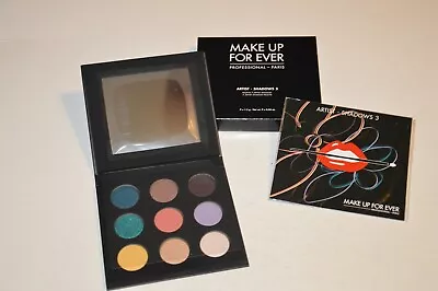 MAKE UP FOR EVER Artist Shadows 3 Palette (9 Artist Shadow Palette) BRAND NEW • $12.98