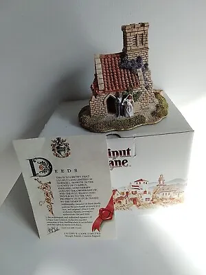 Lilliput Lane 'wedding Bells' Church In Box With Deed Certificate. 1992 • £5.99