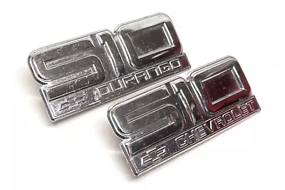 Original 1982-93 Chevrolet S10 Truck Blazer Chrome Fender Emblem Pair Durango GM • $0.99