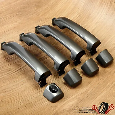 1 Set Of Gray 1G3 Painted Door Handle For Toyota Tundra Sequoia 2011-2019 • $53.50